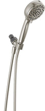 Delta 75719SN Hand Shower with Cleaning Spray, 1/2 in Connection, 1.75 gpm, 6-Spray Function, Metal, 72 in L Hose