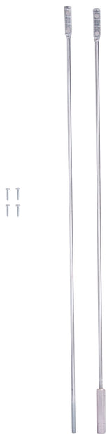 ProSource LR-105-PS Door Brace, 3/8 in W, Steel, Zinc