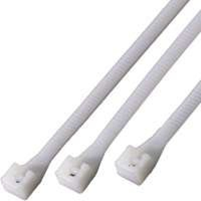 Gardner Bender 10098NL Cable Tie Assortment, 2 in Max Bundle Dia, Nylon, White