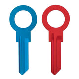 HILLMAN Zero Gravity House/Padlock Universal Key Blank Double, Pack of 6