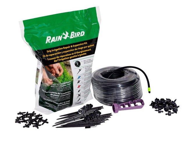 Rain Bird DRIPKITBAG Expansion and Repair Kit, 112-Piece