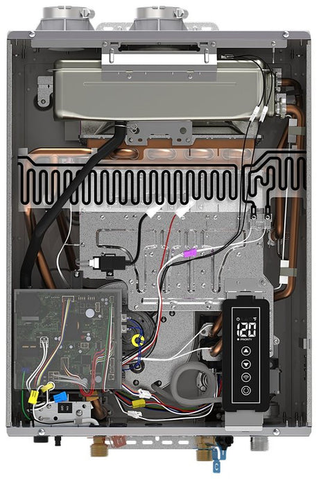 Rheem RMTGH95DVELP-3 Tankless Water Heater with Wi-Fi, LPG, 199,900 Btu/hr BTU, 9.5 gpm