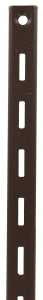Knape & Vogt 80 80 BN 24 Shelf Standard, 320 lb, 16 ga Thick Material, 5/8 in W, 24 in H, Steel, Pack of 10