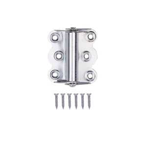 ProSource 20333ZCB-PS Spring Hinge, 1-3/8 in Thick Door Leaf, 2-3/4 in L x 2-9/16 in W, Steel, Zinc, 6-Mounting Hole