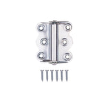 ProSource 20333ZCB-PS Spring Hinge, 1-3/8 in Thick Door Leaf, 2-3/4 in L x 2-9/16 in W, Steel, Zinc, 6-Mounting Hole