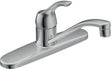 Moen Adler Series CA87526 (87585) Kitchen Faucet, 1.5 gpm, Stainless Steel, Chrome-Plated, Deck Mounting, Lever Handle