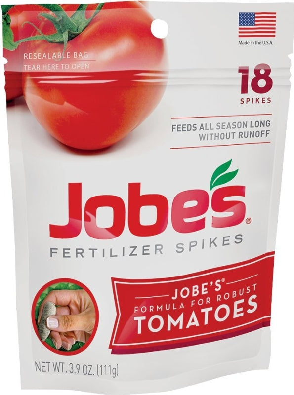 Jobes 06005 Fertilizer Spike Blister Pack, Spike, Gray/Light Brown, Slight Ammonia Blister Pack
