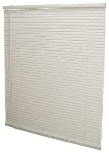 Simple Spaces PVCMB-10AA Blind, 64 in L, 35 in W, Vinyl, Alabaster