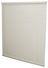 Simple Spaces PVCMB-10AA Blind, 64 in L, 35 in W, Vinyl, Alabaster
