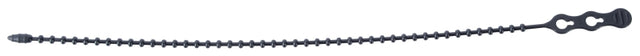 Gardner Bender 46-12BEADBK Cable Tie, 3-1/4 in Max Bundle Dia, Beads Lock, Key-Hole Slot Locking, Resin, Black