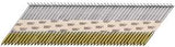 Senco HC27APBX Series Collated Nail, Paper Tape Collation, 3 in L, Steel, Bright Basic, Offset Full Round Head.