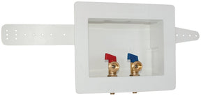 Eastman 60245 Washing Machine Outlet Box, Brass, 1/2, 3/4 in