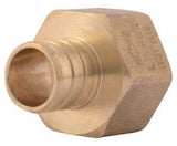 SharkBite UC088LFA Hose to Pipe Adapter, 3/4 in, PEX Barb x FNPT, PEX-B, DZR Brass, 200 psi Pressure