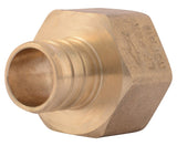 SharkBite UC088LFA Hose to Pipe Adapter, 3/4 in, PEX Barb x FNPT, PEX-B, DZR Brass, 200 psi Pressure