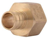 SharkBite UC088LFA5 Pipe Adapter, 3/4 in, Barb x FNPT, PEX-A, Brass, 80 to 160 psi Pressure