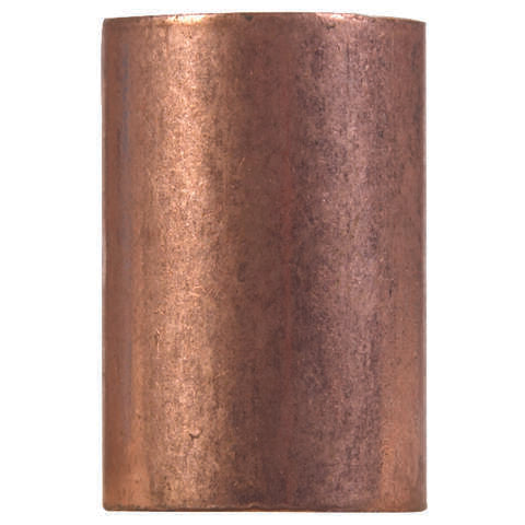 NIBCO 3/4 in. Sweat X 3/4 in. D Sweat Copper Coupling with Stop 1 pk, Pack of 25