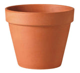 Deroma 9 in. H X 10 in. D Clay Traditional Planter Terracotta, Pack of 8
