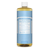 Dr. Bronner's Organic Baby Unscented Scent Pure-Castile Liquid Soap 32 oz 1 pk, Pack of 12