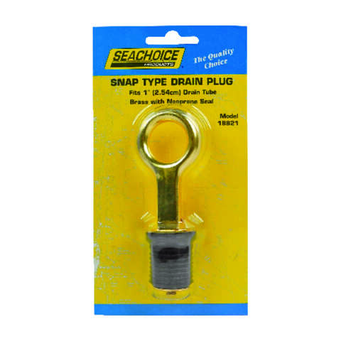 Seachoice Brass 6.5 in. L X 1 in. W Drain Plug