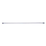 Kenney Silver Carlisle Tension Rod 28 in. L X 48 in. L