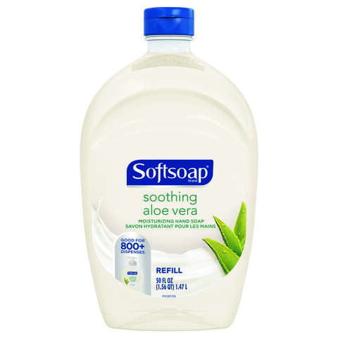 Softsoap Aloe Vera Scent Liquid Hand Soap Refill 50 oz, Pack of 3