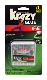 Krazy Glue Super Strength Polyvinyl acetate homopolymer Clear All Purpose Adhesive 0.017 oz
