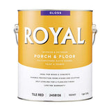 Royal Gloss Tile Red Porch & Floor Alkyd Enamel 1 gal, Pack of 2