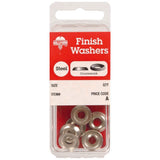 HILLMAN Nickel-Plated Steel .164 in. Finish Washer 10 pk, Pack of 10