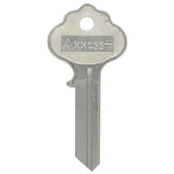 HILLMAN Traditional Key House/Office Key Blank 73 IN3, IN28, IN73 Single For Independent Locks, Pack of 4