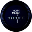 Sierra 56966P Round 2″ Black Universal Hour Meter Gauge