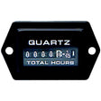 Sierra 56967P Rectangular 2.1″ x 1.2″ Black Universal Hourmeter Gauge