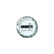 Sierra 65497P Lido Series 2″ White & Stainless Steel 10,000 Hour Dial Range Hourmeter Gauge