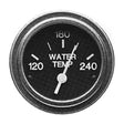 Sierra 80590P Heavy Duty Series 2" Electric 120-240 F Dial Range Water Temperature Gauge & Requires "D" Sender Code