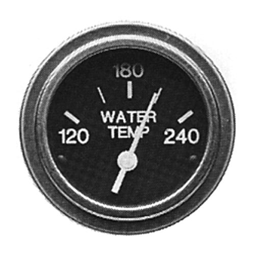 Sierra 80590P Heavy Duty Series 2" Electric 120-240 F Dial Range Water Temperature Gauge & Requires "D" Sender Code