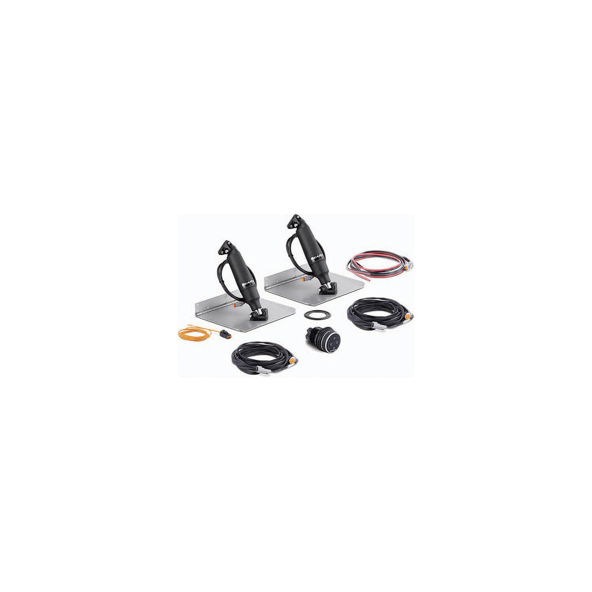 Dometic STT3131R Seastar Trim Tab System, Stubby Actuators w/Dial Controller, 9 x 12"
