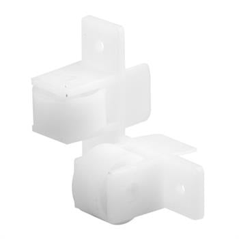 Prime-Line R 7218 Guide Twin Roller Assembly, 15/16 in Dia, Nylon/Polyethylene, White