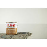 KILZ 3 Premium White Flat Water-Based Stain Blocking Primer 1 gal, Pack of 4