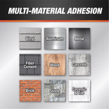 DAP Ultra Clear Clear Synthetic Rubber All Purpose Waterproof Sealant 10.1 oz, Pack of 12