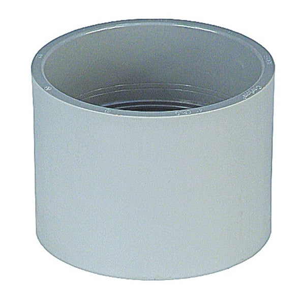 Carlon E940E5-UPC Conduit Coupling, 3/4 in Socket, 0.84 in ID x 1.3125 in OD Dia, 1-5/8 in L, PVC, Gray