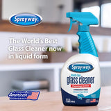 Sprayway Original Scent Glass Cleaner 32 oz Liquid, Pack of 6