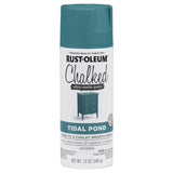 Rust-Oleum 302597 Chalk Spray Paint, Ultra Matte, Tidal Pond, 12 oz, Can