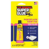 The Original Super Glue Porcelain Chip Fix High Strength White Crack Repair 0.5 oz