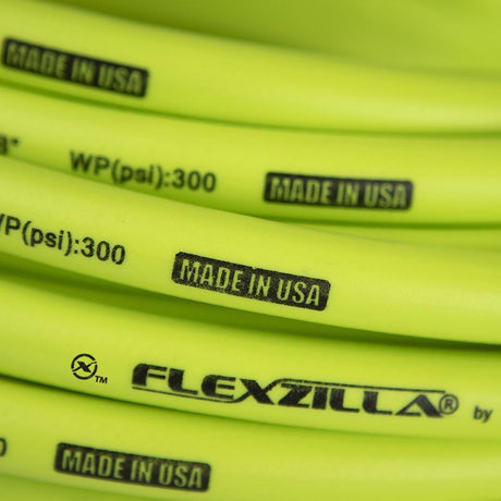 Legacy Flexzilla 25 ft. L X 3/8 in. D Hybrid Polymer Air Hose 300 psi Zilla Green