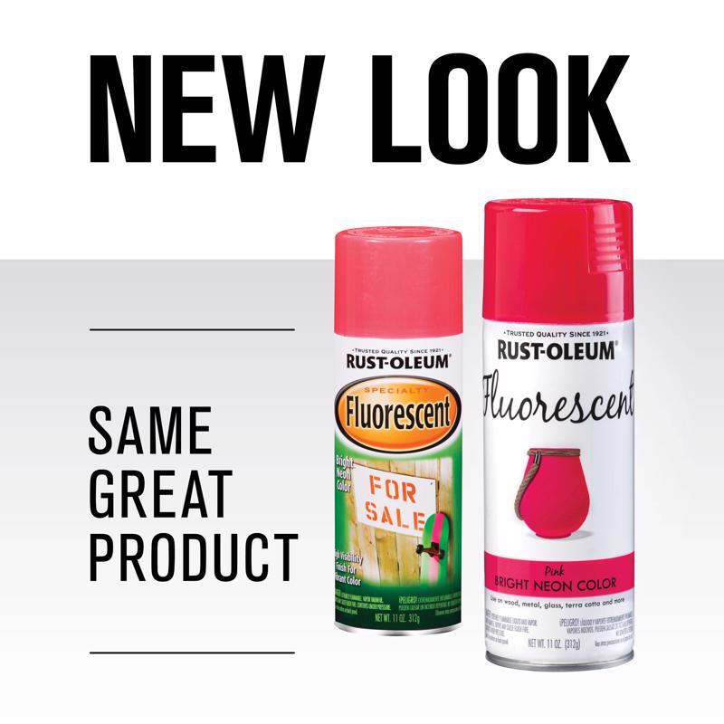 Rust-Oleum Specialty Fluorescent Pink Spray Paint 11 oz
