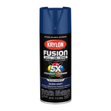 Krylon Fusion All-In-One Gloss Navy Paint+Primer Spray Paint 12 oz, Pack of 6