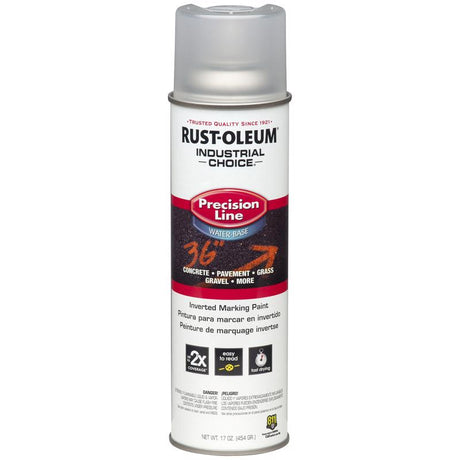 Rust-Oleum Industrial Choice Clear Inverted Marking Paint 17 oz, Pack of 6