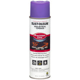 Rust-Oleum Industrial Choice Fluorescent Purple Inverted Marking Paint 17 oz, Pack of 6