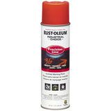 Rust-Oleum Industrial Choice Fluorescent Red Inverted Marking Paint 17 oz, Pack of 6