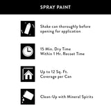 Magnolia Home by Joanna Gaines Matte Shiplap Sprayable Chalk Paint 12 oz, Pack of 6