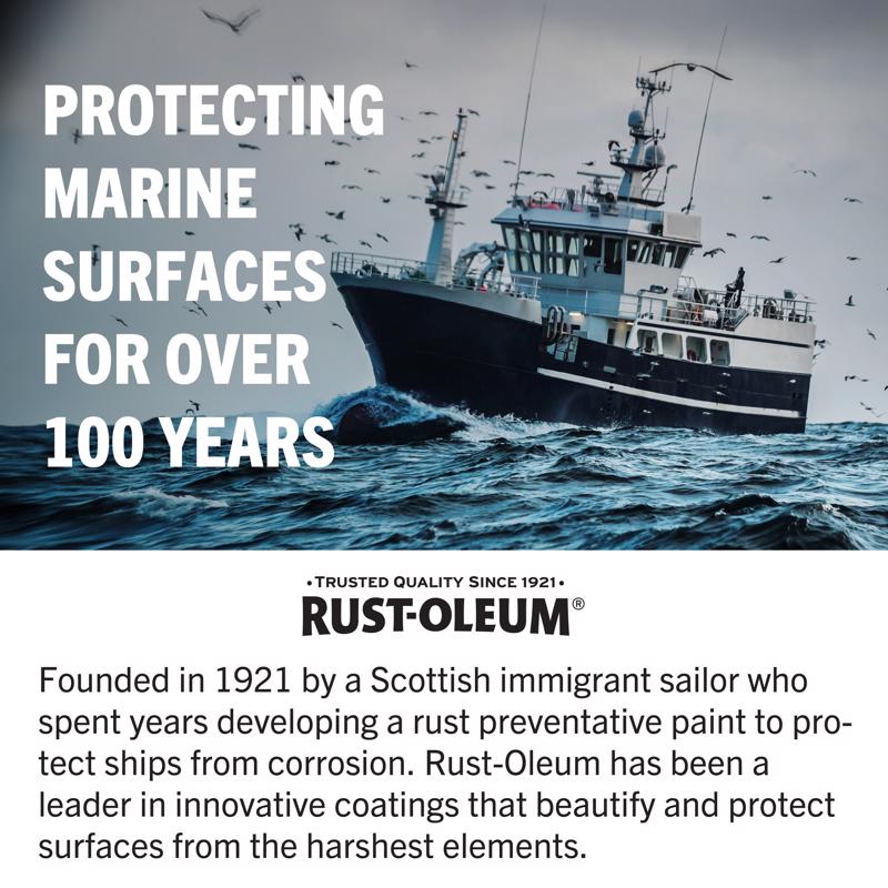 Rust-Oleum Gloss Clear Oil-Based Marine Spar Varnish 1 qt